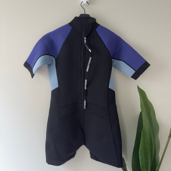 Sea-Doo Neoprene 3mm Exotic Shorty Wetsuit Element Proof Stretch Side Pocket NWT - Picture 4 of 16